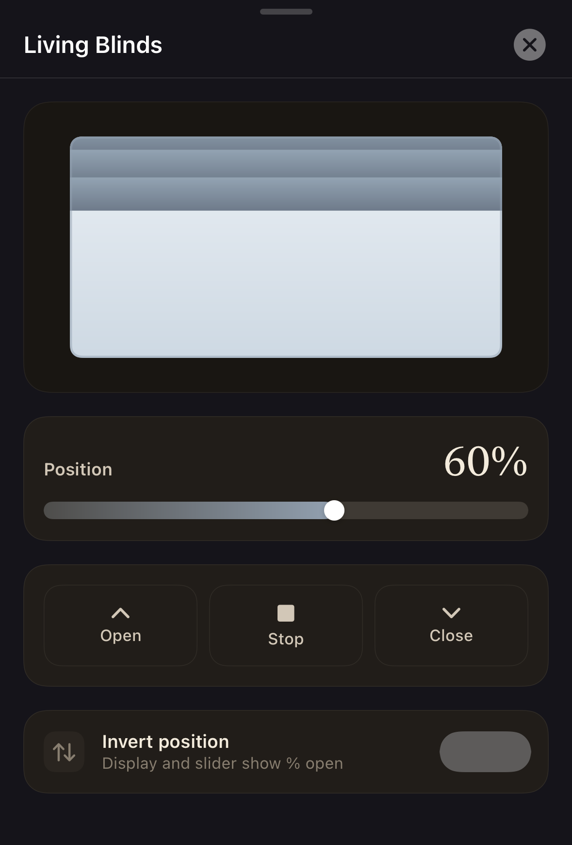 Covers drawer screenshot