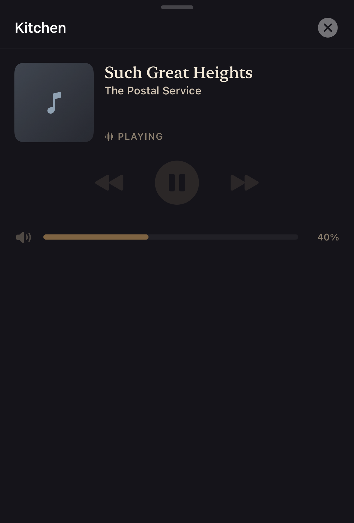 Media Player drawer screenshot